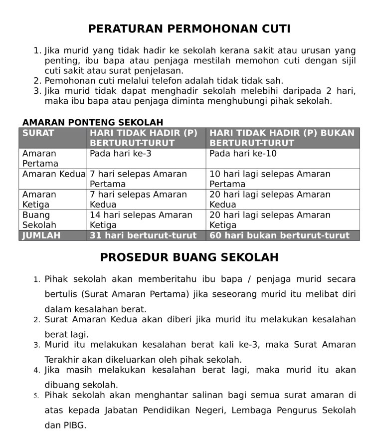 12 Peraturan Memohon Cuti-2